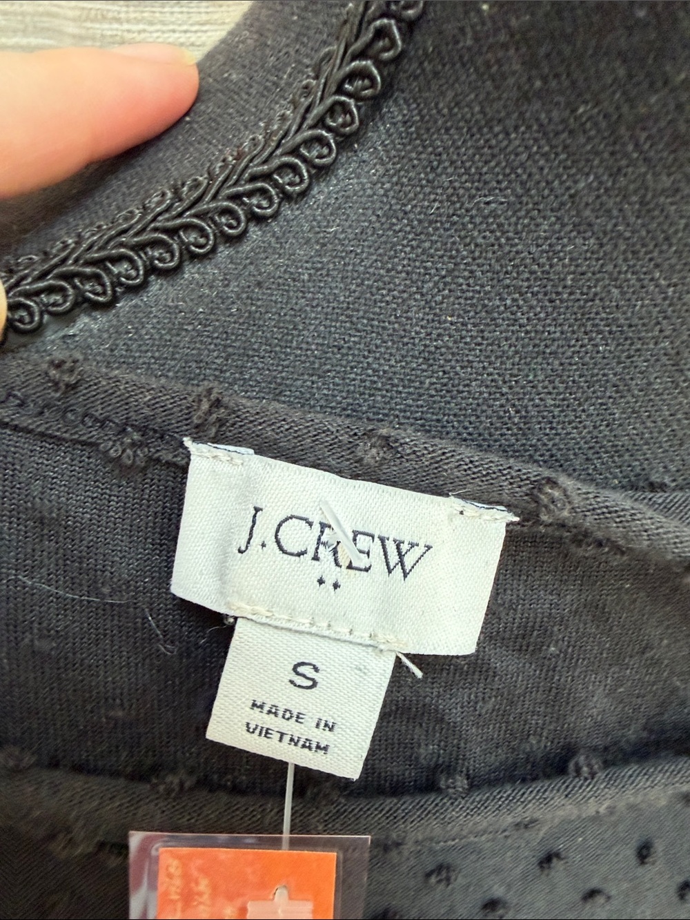 J. Crew Black Scoop Neck Short-Sleeve Dress - Picture 2 of 4
